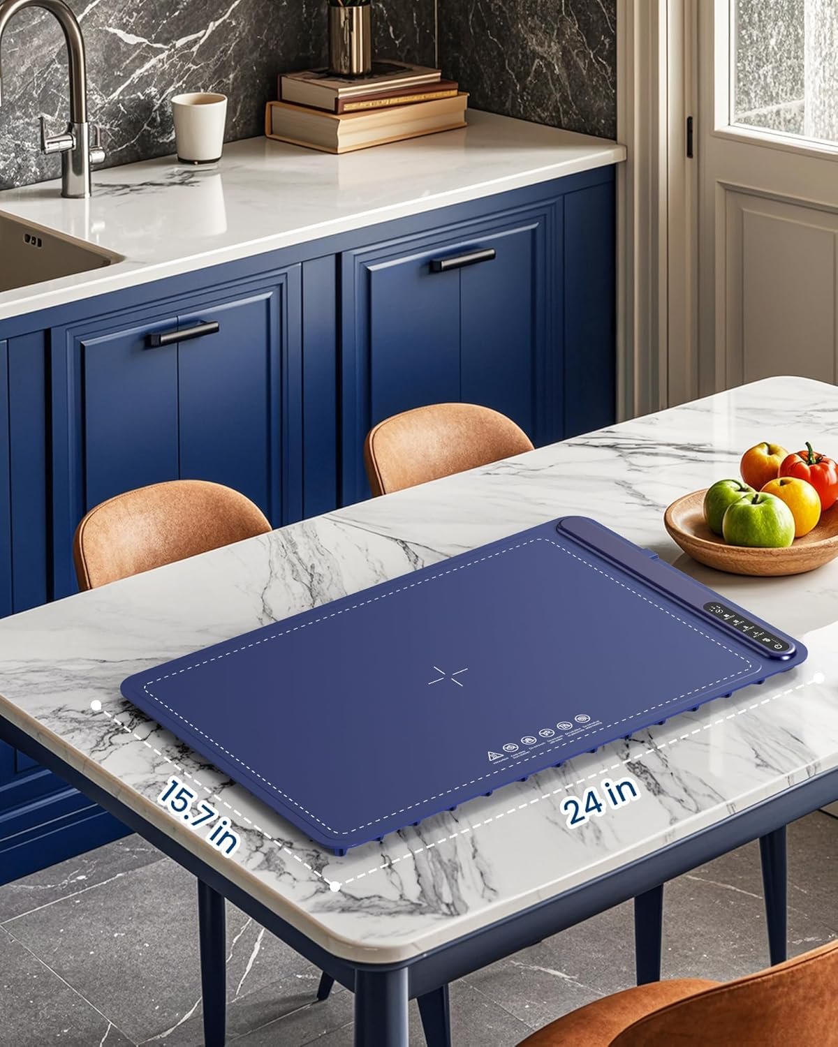 Silicone Electric Food Warming Mat, 4 Temp - Image 7