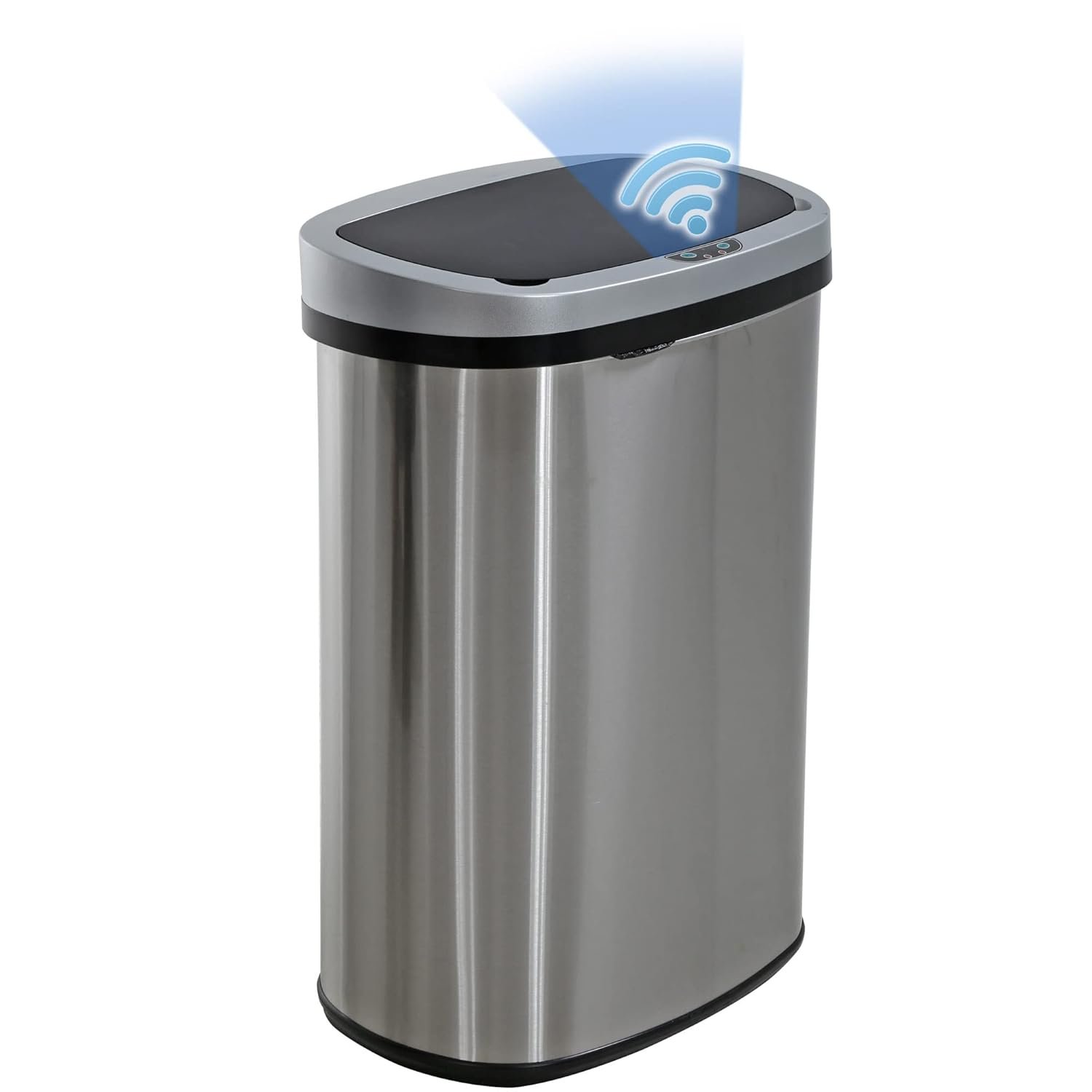 13 Gallon Touchless Stainless Steel Trash Can