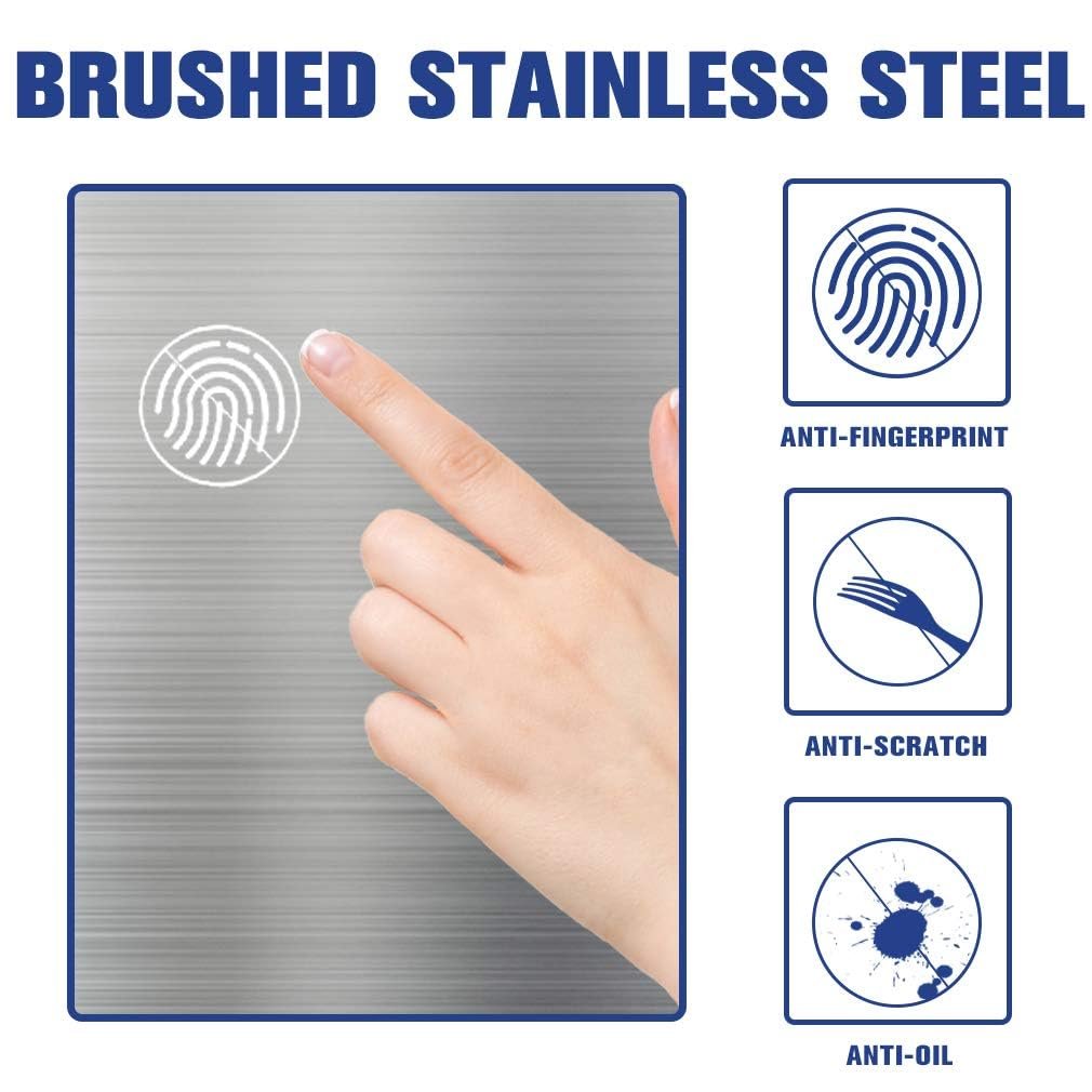 13 Gallon Touchless Stainless Steel Trash Can - Image 5