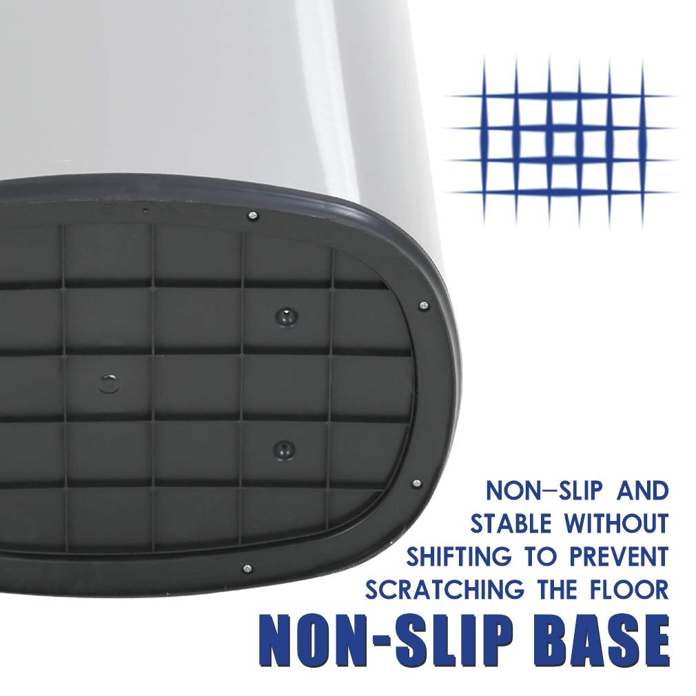 13 Gallon Touchless Stainless Steel Trash Can - Image 6