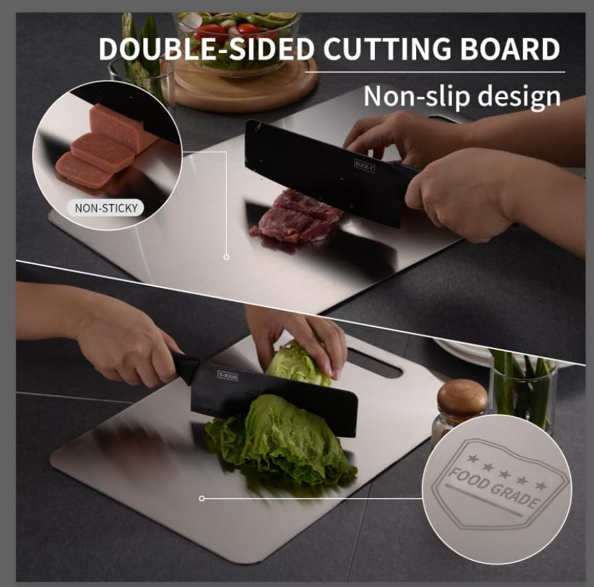 Titanium Kitchen Cutting Board (13.4"x9.1") - Image 3